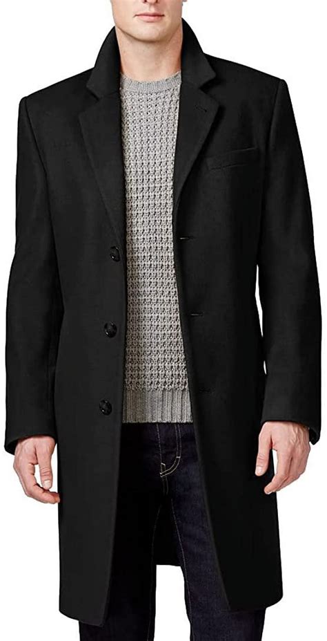 michael kors men's cashmere topcoa|Michael Kors Men's MMK19585 Madison Topcoat .